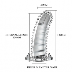 Насадка на член Penis sleeve, Crystal